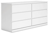 Onita White Dresser - Ella Furniture