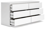 Onita White Dresser - Ella Furniture