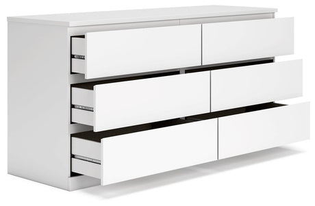 Onita White Dresser minimalist hardware-less look