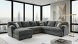 Westwood Gunmetal Sectional Sofa from Decor Furniture