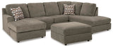 O'Phannon Putty 2-Piece Sectional with Ottoman - image 3