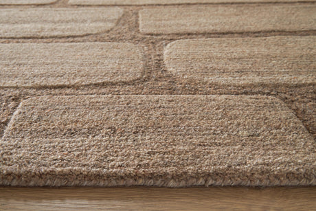 Orest Brown Medium Rug detail view