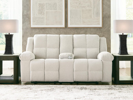 Orlen Winter Performance Fabric,Next-Gen Nuvella™,Chenille Reclining Loveseat with Console view 6