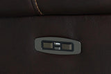 Party Time Brown Recliner - Wireless Charger Detail