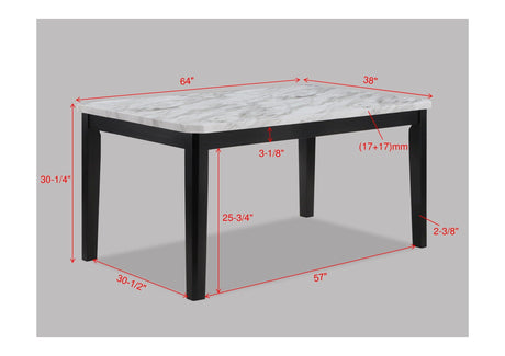 Detail view of table leg and veneer finish