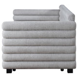 Patricia twin daybed with trundle angled view showing armrests