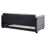 Patricia daybed foam cushioning and boucle fabric close view