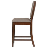 Set of 2 Patterson Upholstered Counter Chairs in kitchen setting