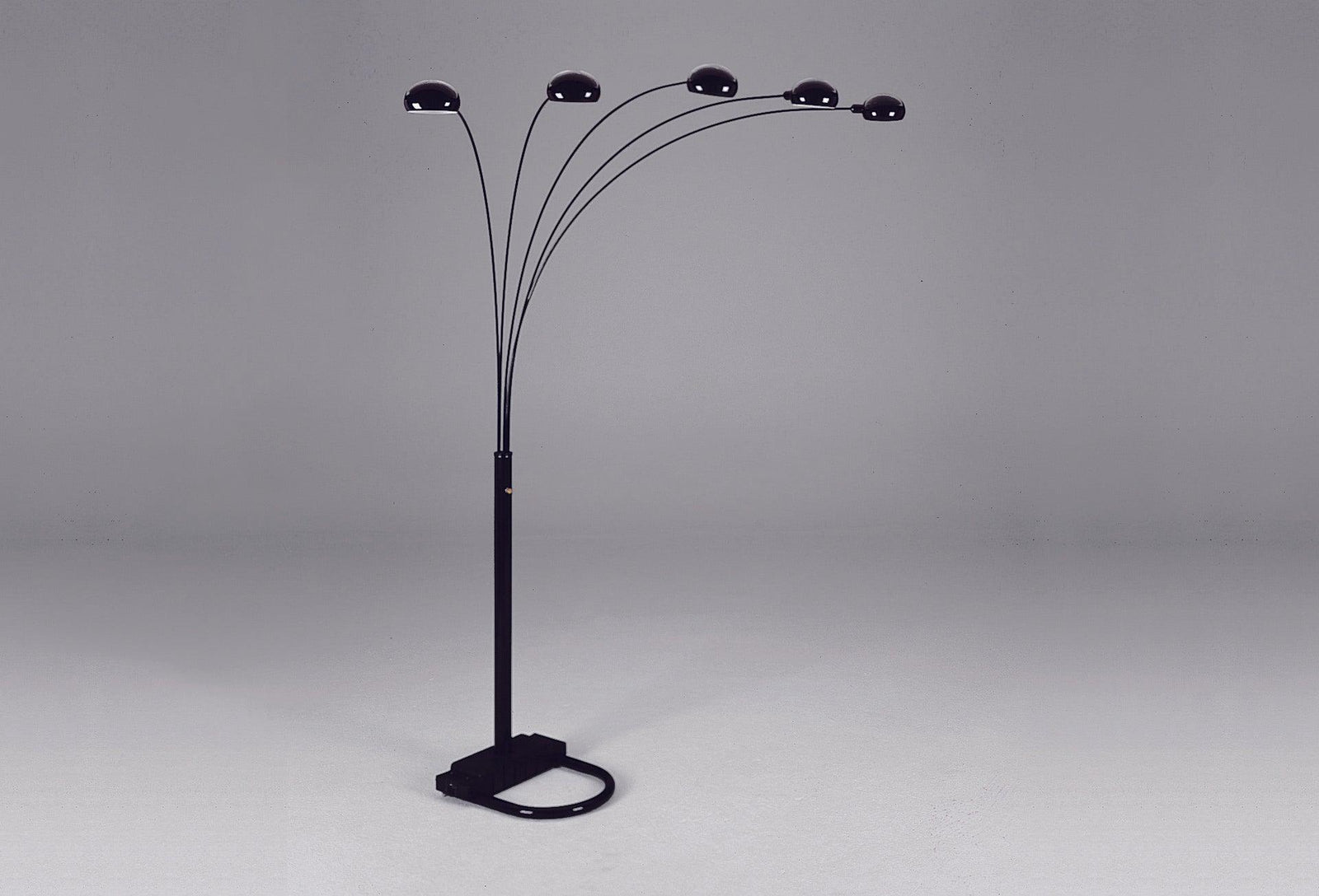 Peacock black Metal Shade Floor Lamp 82