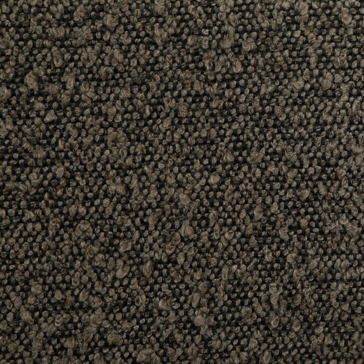 Petra Boucle Upholstered Accent Side Chair chocolate brown in a room setting