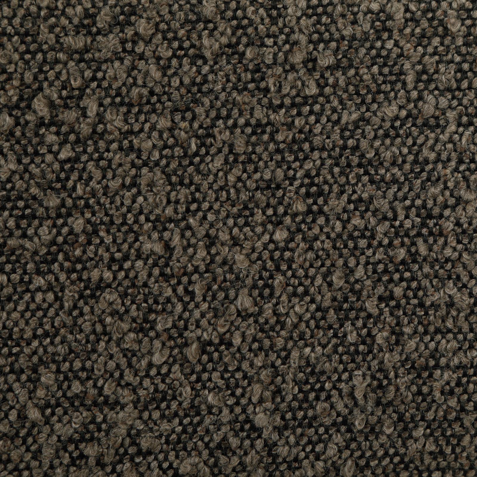 Petra Boucle Upholstered Accent Side Chair chocolate brown in a room setting