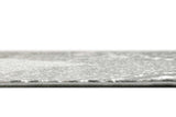 Angle view of Posh 150 Smoke medium rug