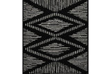 Posh 152-Crow medium area rug top view showing full pattern