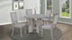 room view of Amara Drift Wood Round Dining Room Set dining room furniture