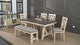 room view of Maribelle Chalk Gray Extendable Dining Room Set dining room furniture