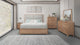 Florian Light Brown Upholstered Storage Platform King Bed