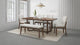 main view of Salerno Brown Rectangular Dining Room Set dining room furniture