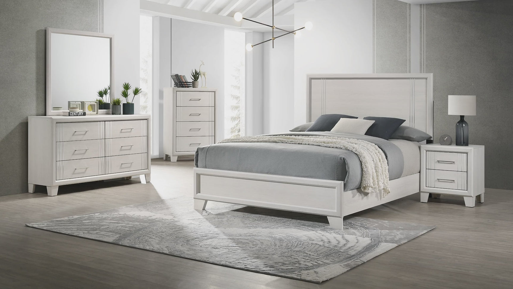 Charlie Cream TV Stand by Crownmark