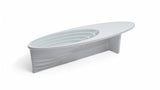 Sasha White Coffee Table corner detail