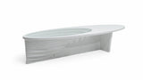Sasha White Coffee Table contemporary living room
