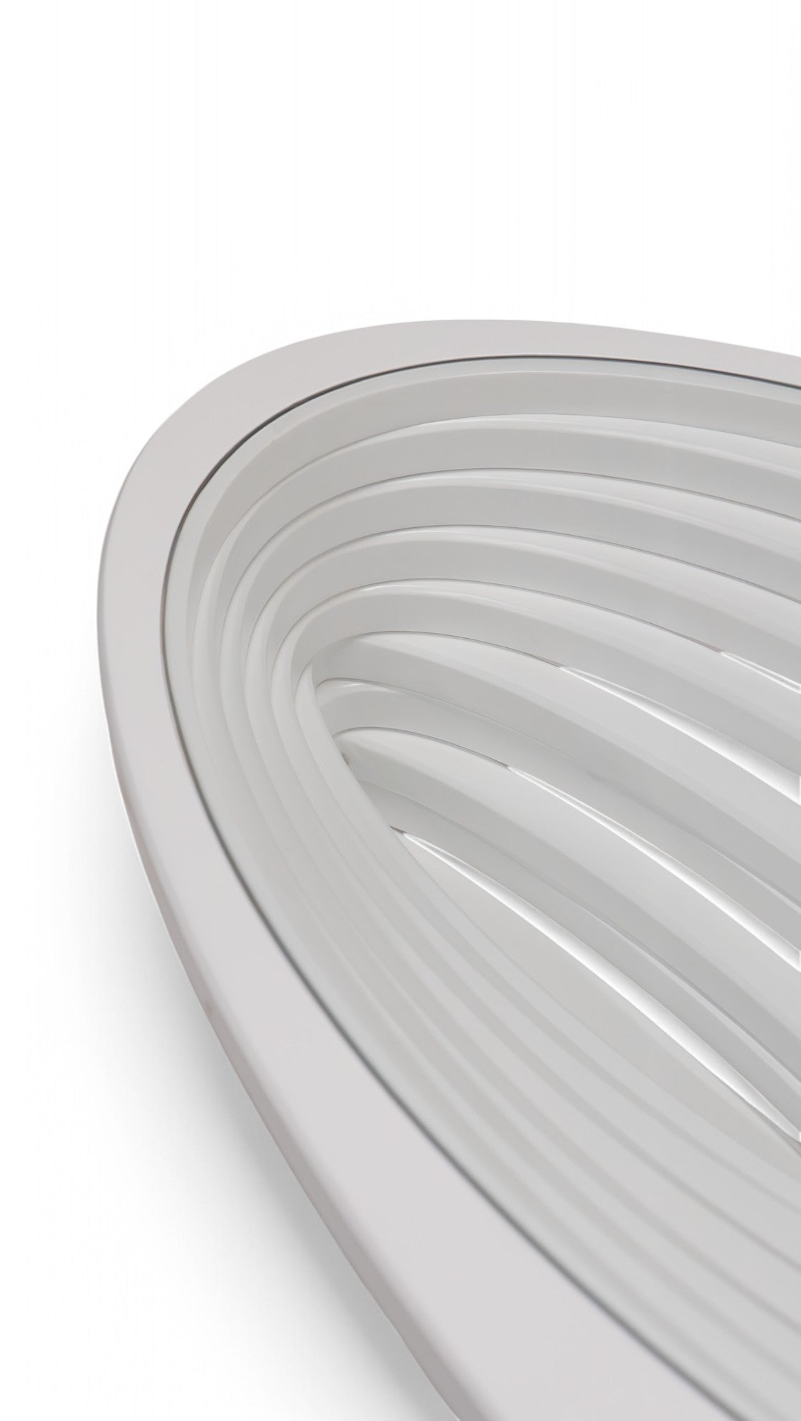 Sasha White Coffee Table top view