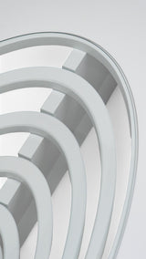 Sasha White Coffee Table close-up of white finish