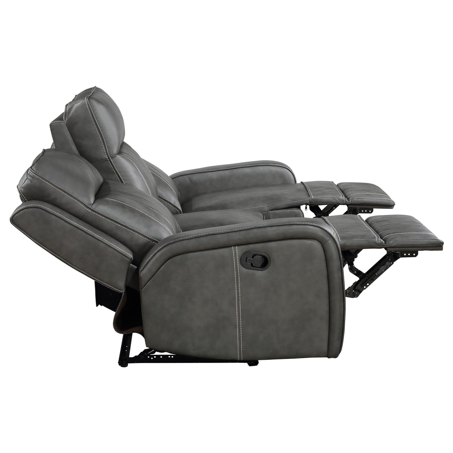Coaster Raelynn reclining sofa set in grey