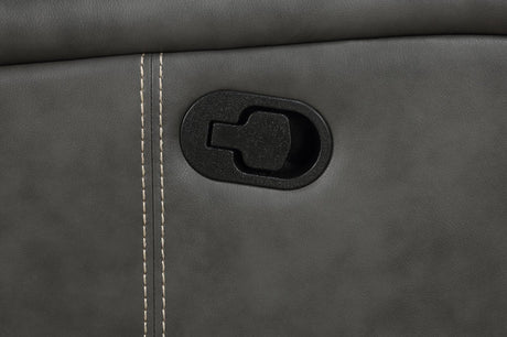 Seat cushion close-up showing pocket coil springs