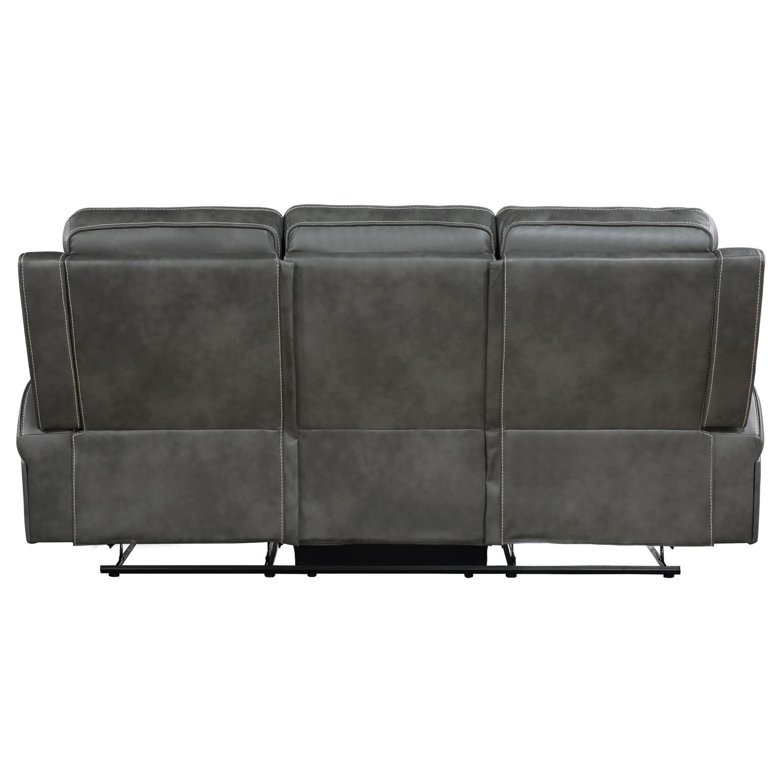 Manual recline lever on Raelynn motion sofa