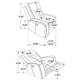 Raelynn Recliner sinuous spring seat support