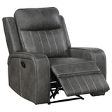 Raelynn Recliner manual adjustment close-up