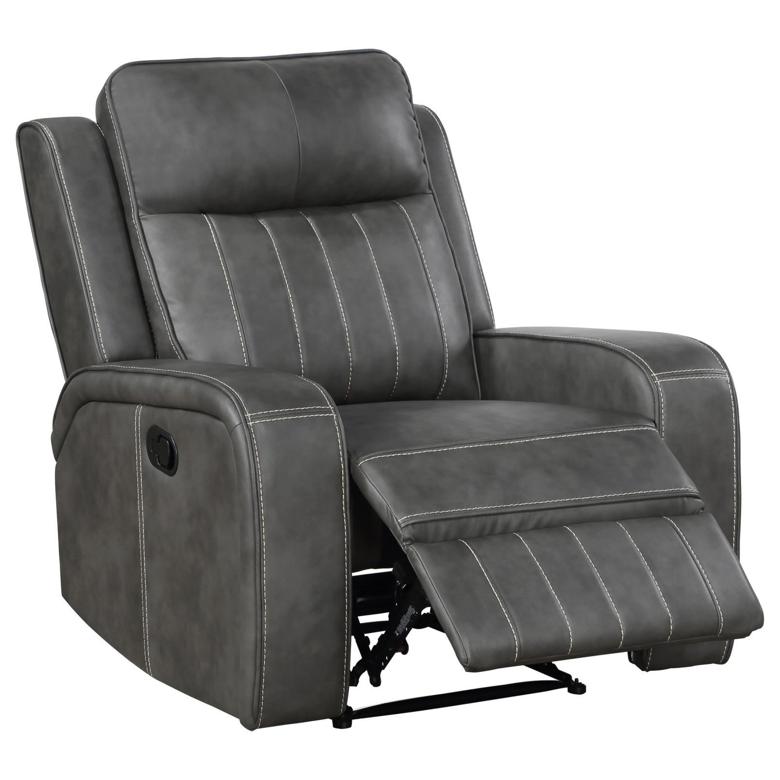 Raelynn Recliner manual adjustment close-up