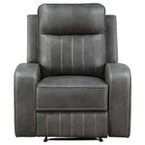 Raelynn Recliner vertical topstitching detail