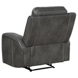 Raelynn Recliner foam padding detail