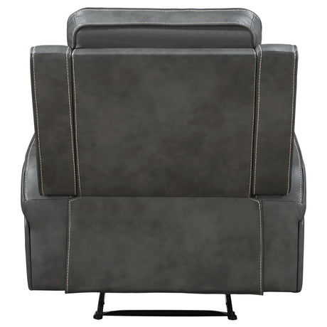 Raelynn Recliner attached headrest close-up