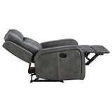 Raelynn Recliner showing pocket coil seat cushion