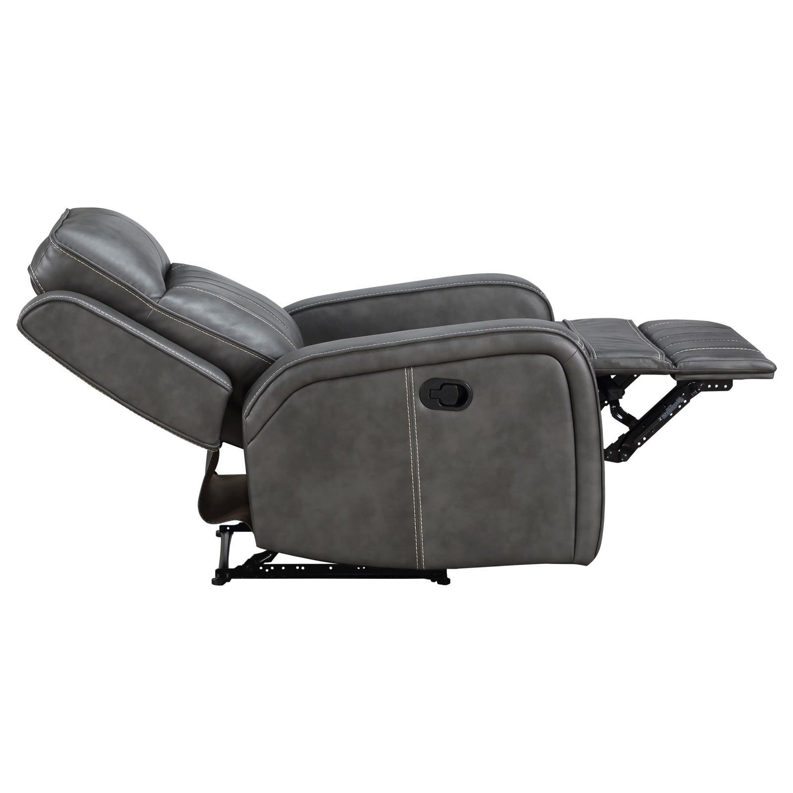 Raelynn Recliner showing pocket coil seat cushion