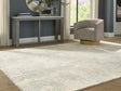 Raif Gray/White/Cream Extra Large Rug from Decor Furniture