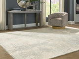 Raif Gray/White/Cream Extra Large Rug from Decor Furniture