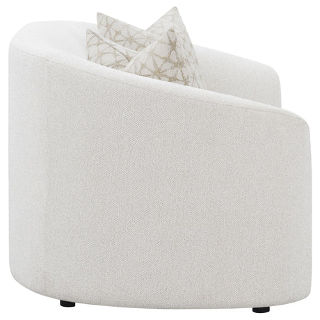 Fabric texture detail on Rainn 2-Piece Boucle Upholstered Sofa Set Latte