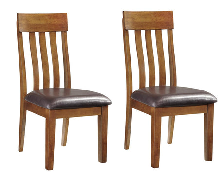 Close-up of Ralene dining chair seat and back