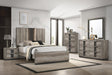 Rangley gray dresser and mirror contemporary style
