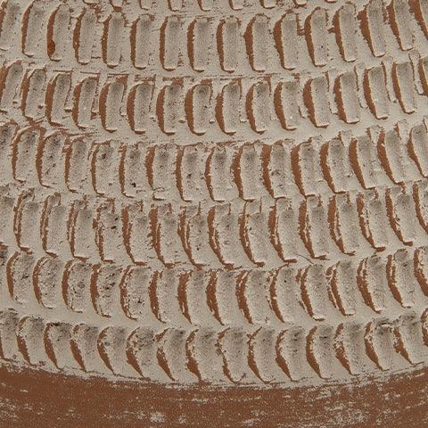 Reclove Distressed White Vase close-up detail