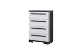 Detail of Remington nightstand wood grain and finish