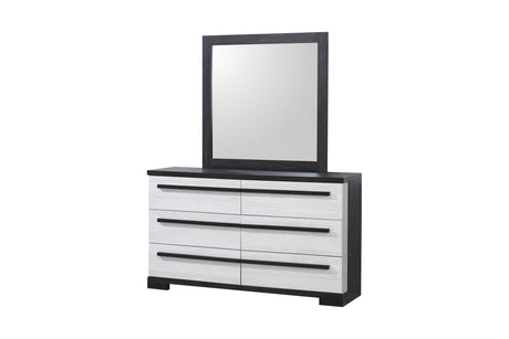 Remington Chalk Ebony Chest side view highlighting wood grain