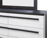 Remington dresser drawers partially opened