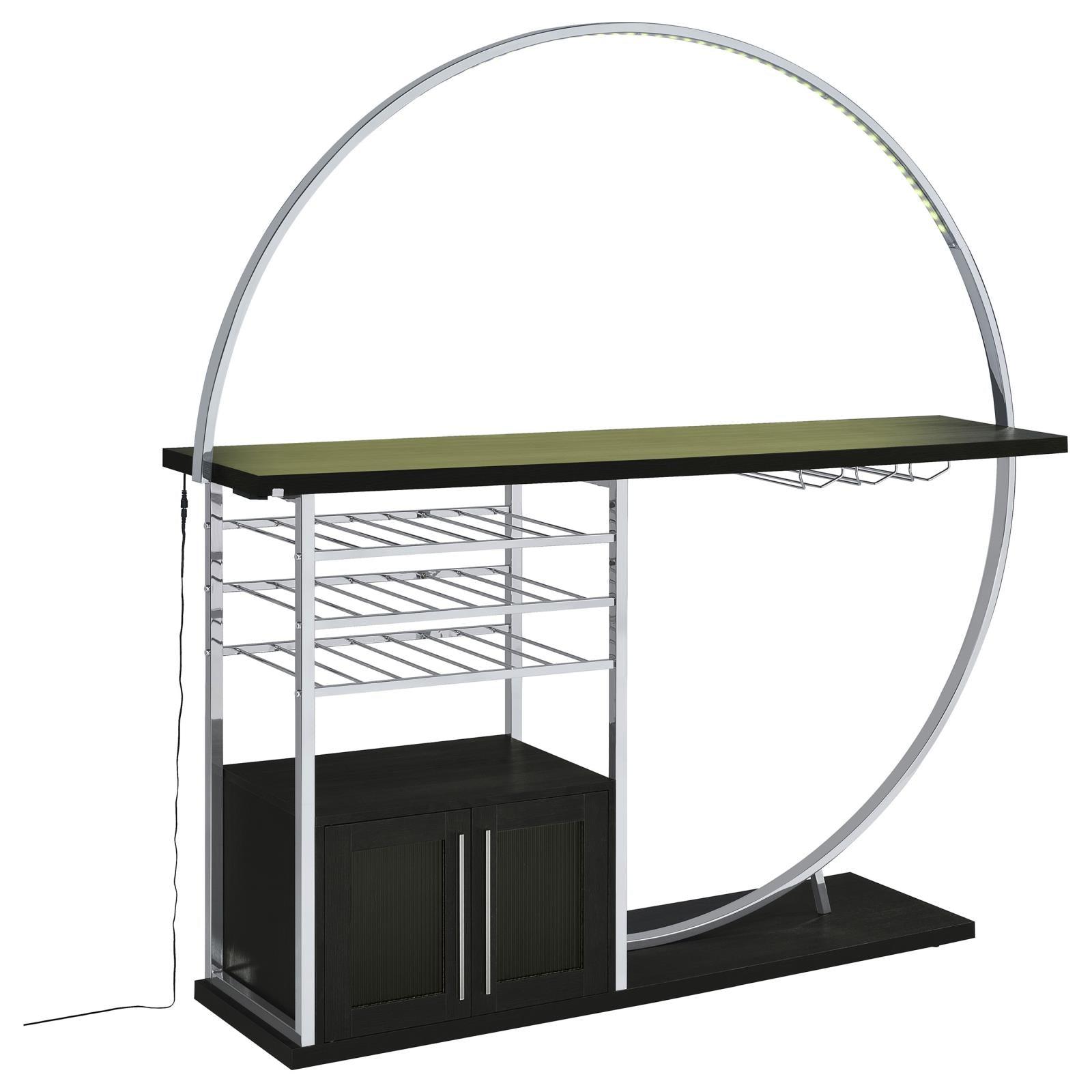 Risley home bar LED color options display