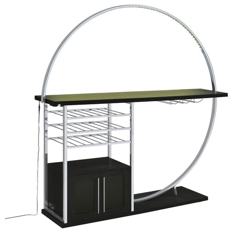 Risley home bar LED color options display