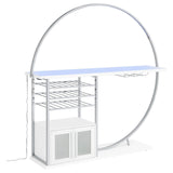 Risley bar showing plastic glides under metal frame
