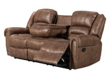 Rivercreek reclining sofa set arranged in a modern living room